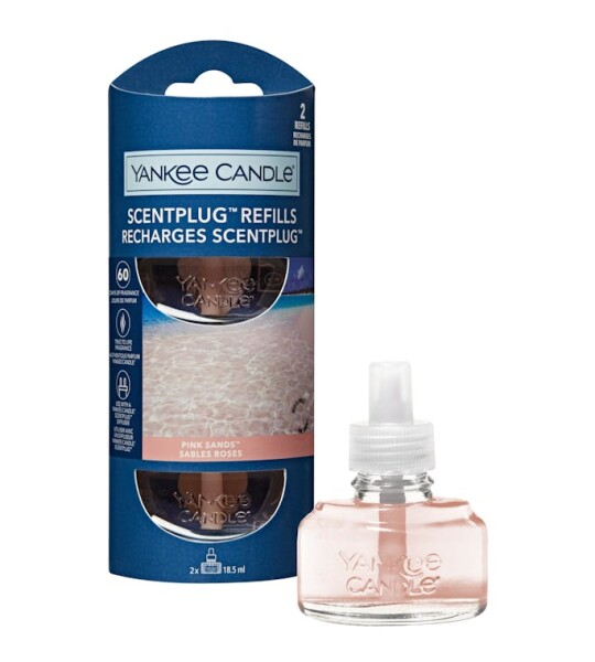Yankee Candle Electric Scent Plug Fragrance Refill - Pink Sands 2 X 18.5ml