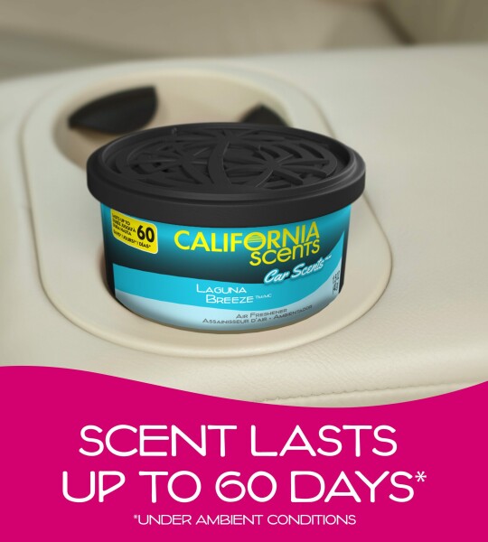 California Scents Organic Can Air Fresheners | Fresh Linen
