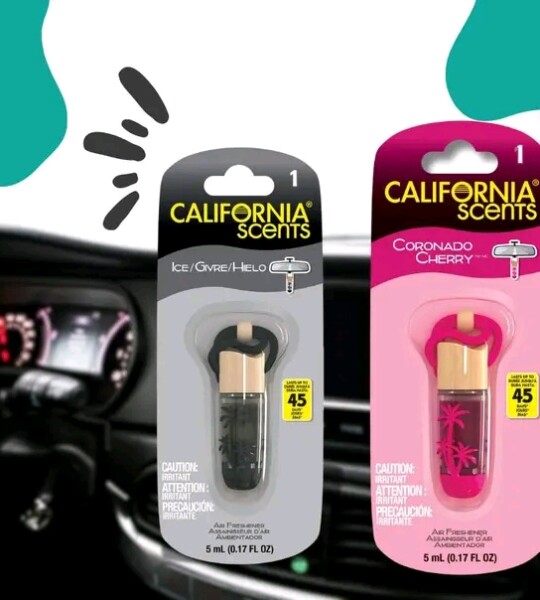 California Scents Car Air Freshener Hanging Vail | Ice