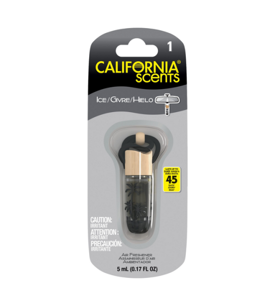 California Scents Car Air Freshener Hanging Vail | Ice