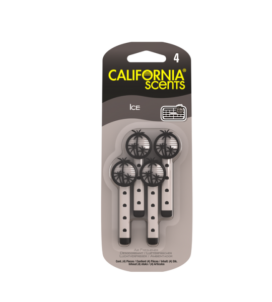 California Scents Vent Stick 4pk Air Fresheners | Ice