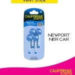 California Scents Vent Stick 4pk Air Fresheners | Newport New Car
