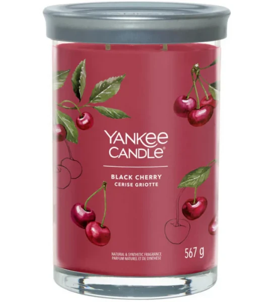 Yankee Candle Signature Scented Candle | Black Cherry Large Tumbler Candle