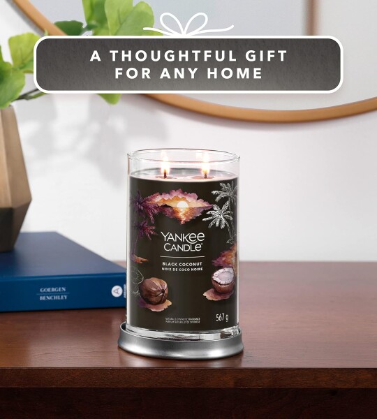 Yankee Candle Black Coconut Large Signature Tumbler Jar Candle