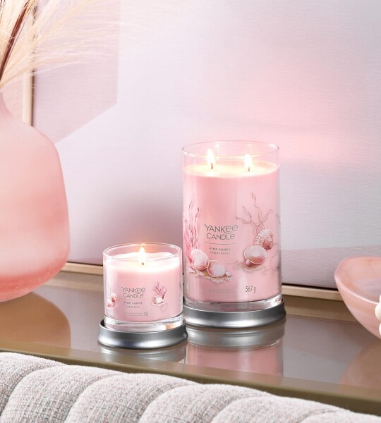 Yankee Candle Signature Scented Candle | Pink Sands Large Tumbler Candle
