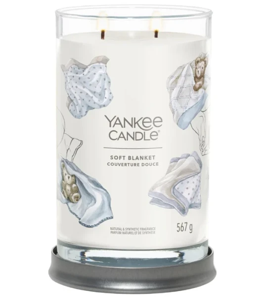 Yankee Candle Signature Scented Candle | Soft Blanket Large Tumbler Candle