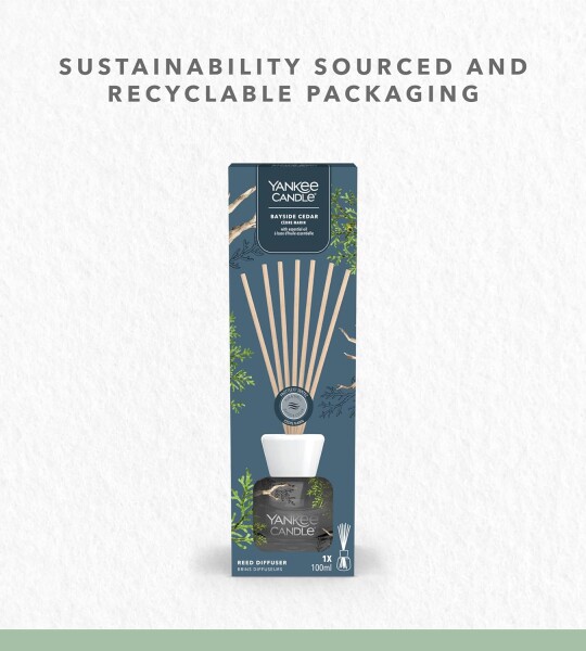 Yankee Candle Signature Reed Diffuser | Bayside Cedar | 100ml