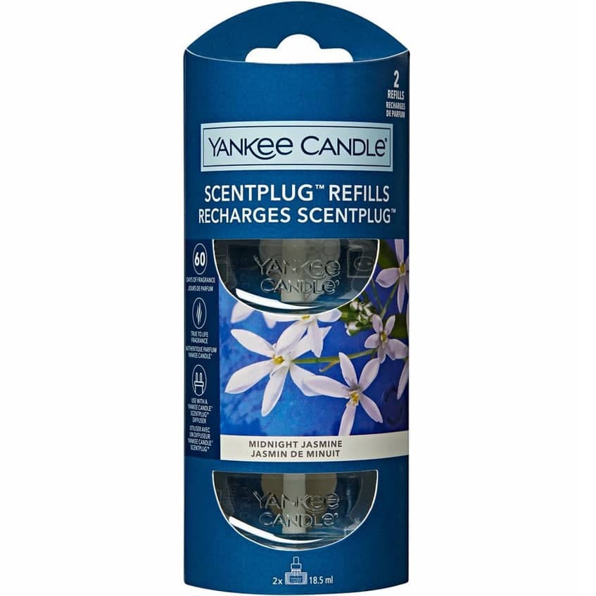 Yankee Candle Electric Scent Plug Fragrance Refill - Midnight Jasmine 2 X 18.5ml