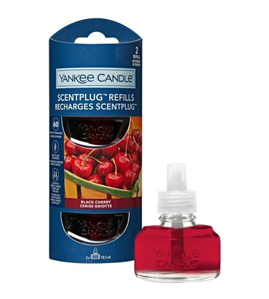 Yankee Candle Electric Scent Plug Fragrance Refill - Black Cherry  2 X 18.5ml