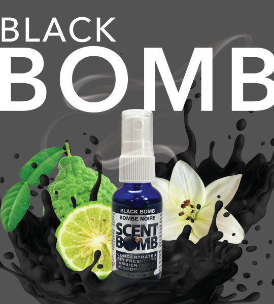 Scent Bombs Concentrated Air Fresheners 30ml - Black Bomb