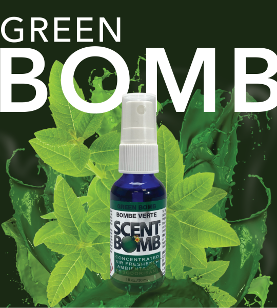 Scent Bombs Concentrated Air Fresheners 30ml - Green Bomb
