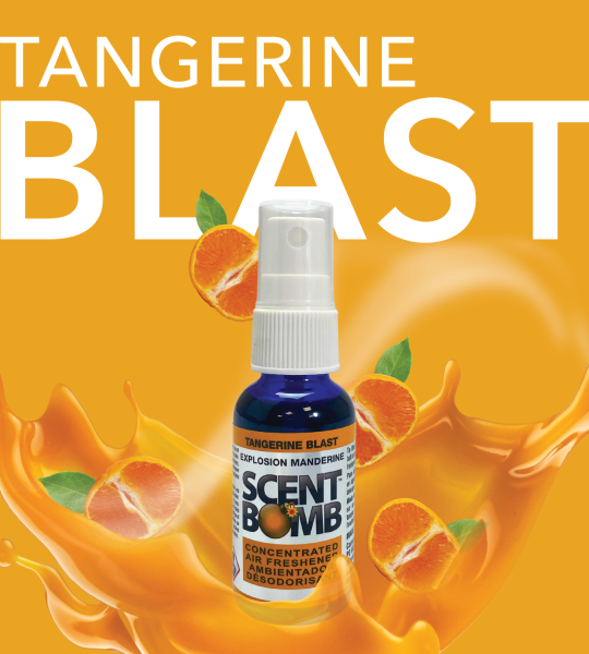 Scent Bomb Concentrated Spray Bottle 3oml - Tangerine Blast