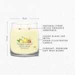 Yankee Candle Signature Scented Candle | Iced Berry Lemonade Medium Jar Candle with Double Wicks
