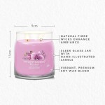 Yankee Candle Signature Scented Candle | Wild Orchid Medium Jar Candle with Double Wicks