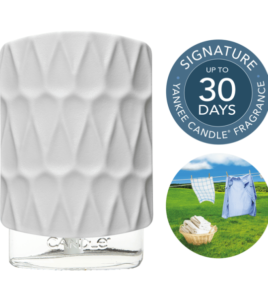 Yankee Candle Electric Diffuser Starter Kit - Clean Cotton