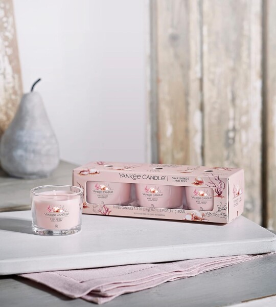 Yankee Candle Scented Candles Gift Set | Pink Sands Filled Votive Candles